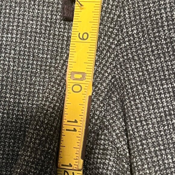 Loft M Gray Textured Pant Drawstring Waist Lightweight Comfortable Casual Office - Picture 11 of 14